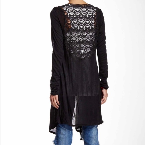 New w/tags Vertigo long sleeved crochet cardigan - Picture 2 of 6